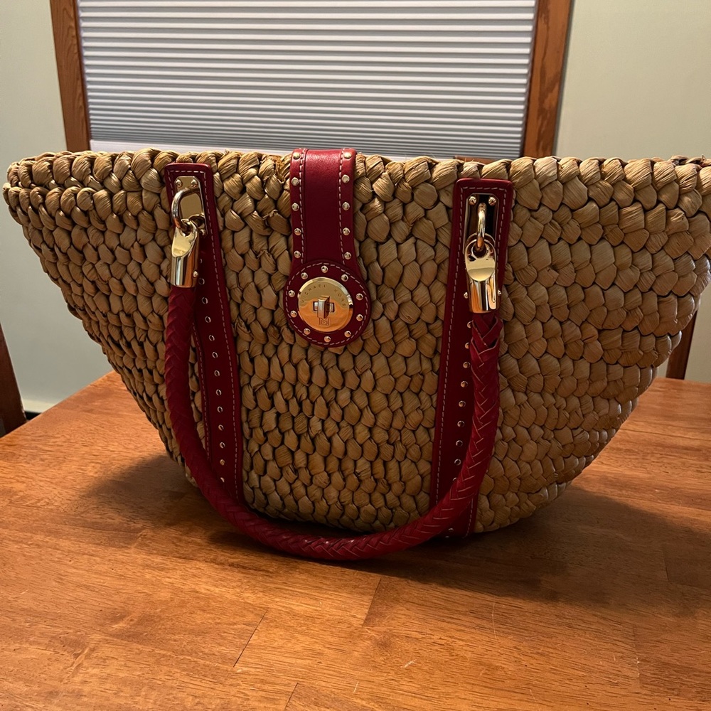 Michael Kors straw bag